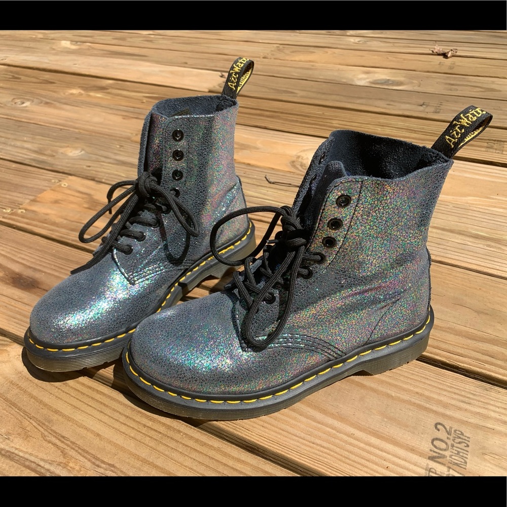 RARE Doc Martens Sparkle Pascal Boots